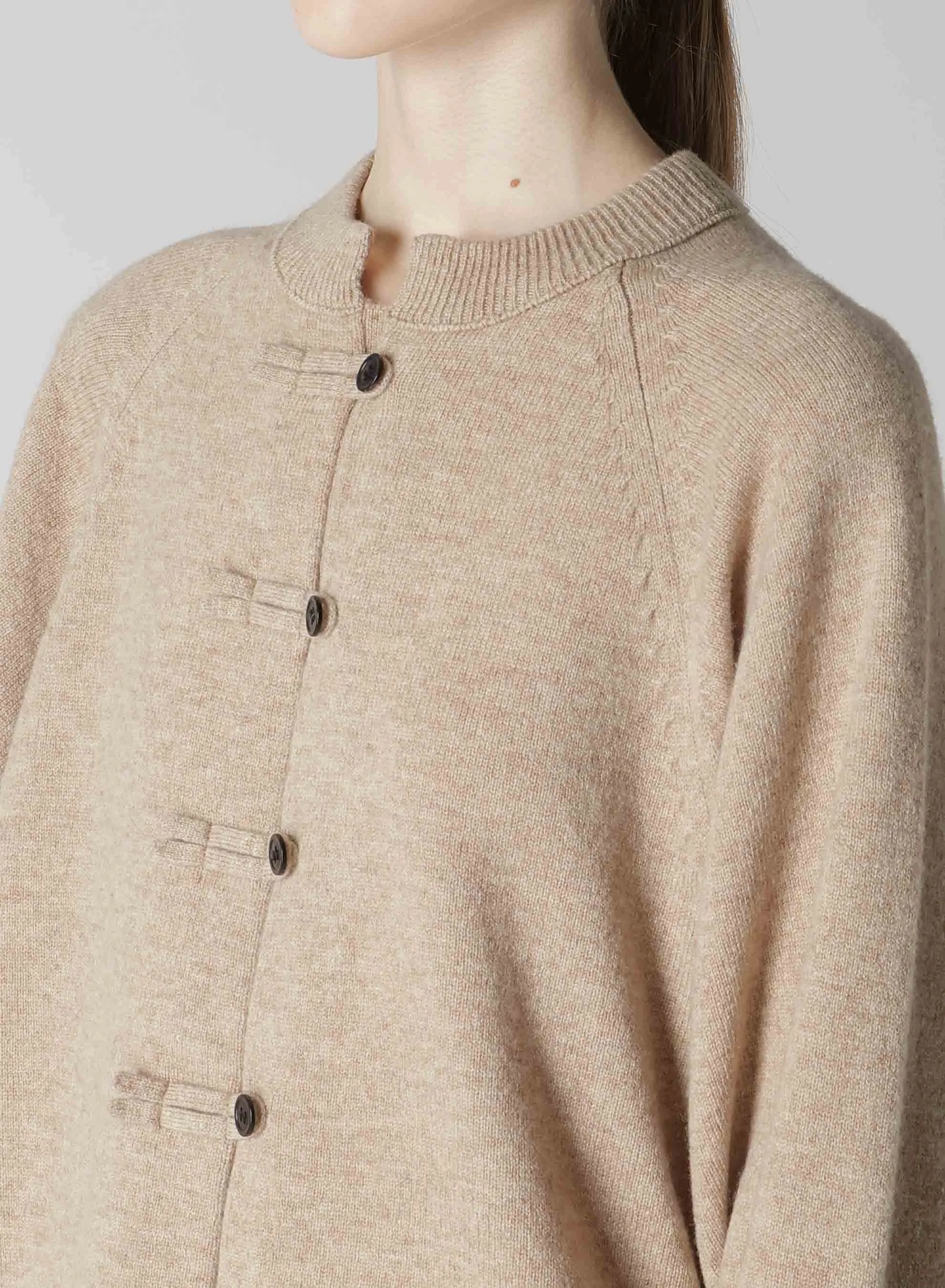 LAMB WOOL JERSEY CHINA BUTTON CARDIGAN sold by Yohji Yamamoto product image thumbnail 5