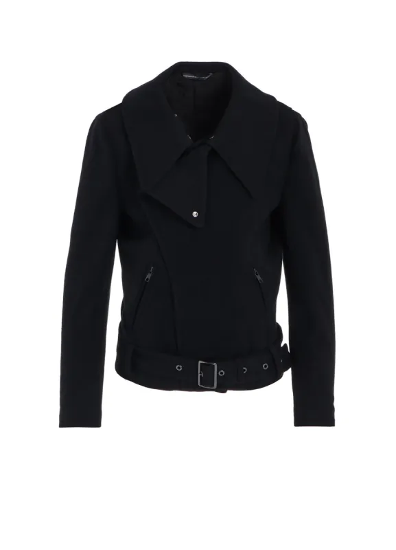 STRETCH FLANNEL BIKER JACKET sold by Yohji Yamamoto