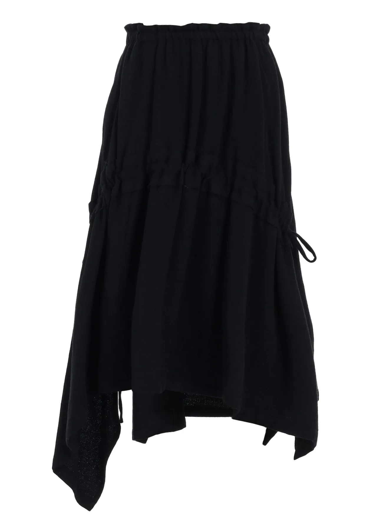 STRETCH FLANNEL SHIRRING SKIRT sold by Yohji Yamamoto product image thumbnail 2