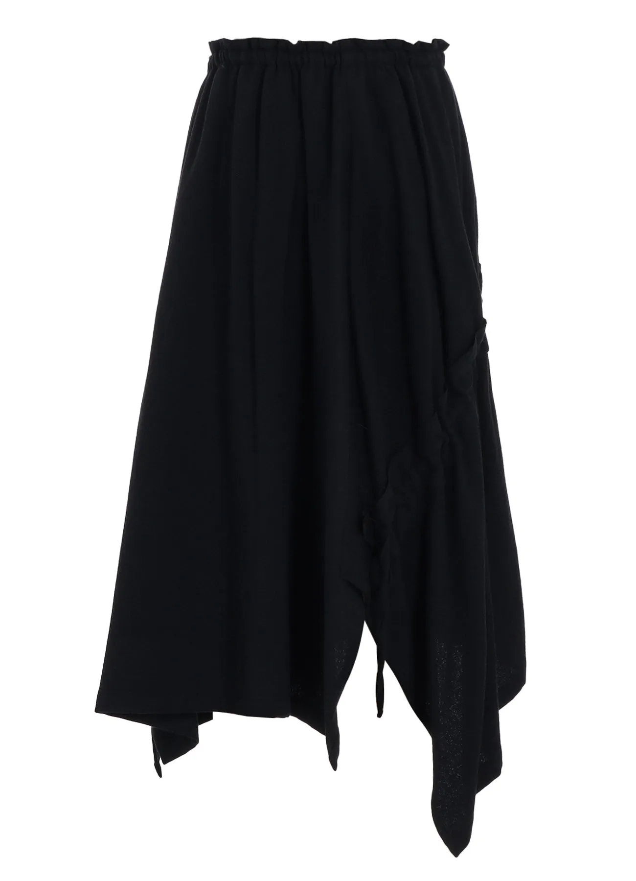 STRETCH FLANNEL SHIRRING SKIRT sold by Yohji Yamamoto product image thumbnail 3