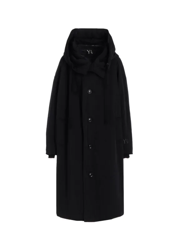 NY/ CHINO CLOTH HOODIE COAT sold by Yohji Yamamoto
