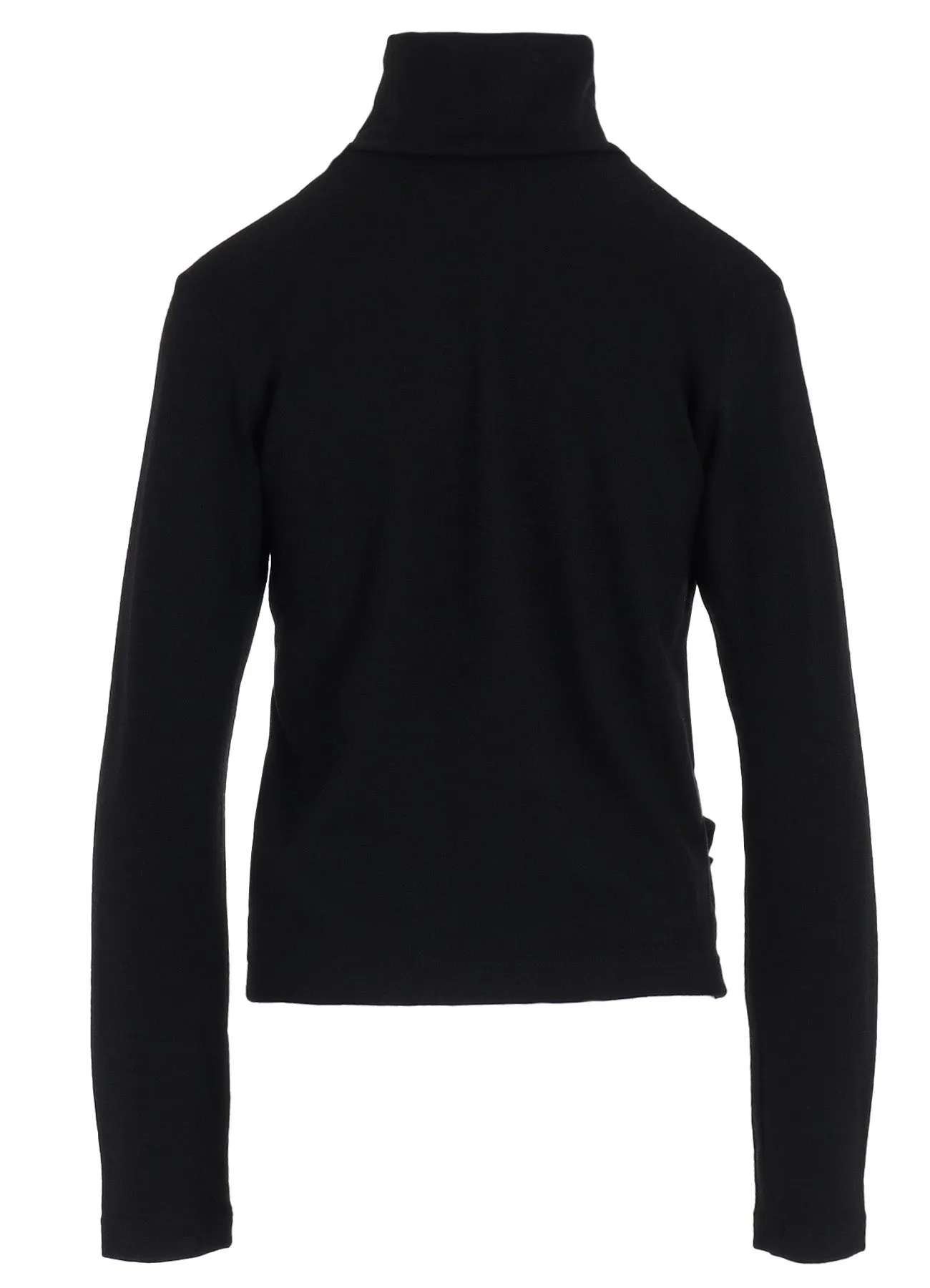 WOOL JERSEY HIGH NECK PULLOVER WITH POCKET sold by Yohji Yamamoto product image thumbnail 4