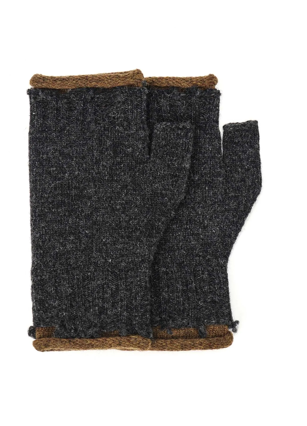MILANO LAMB DAMAGED FINGERLESS GLOVES sold by Yohji Yamamoto product image thumbnail 3