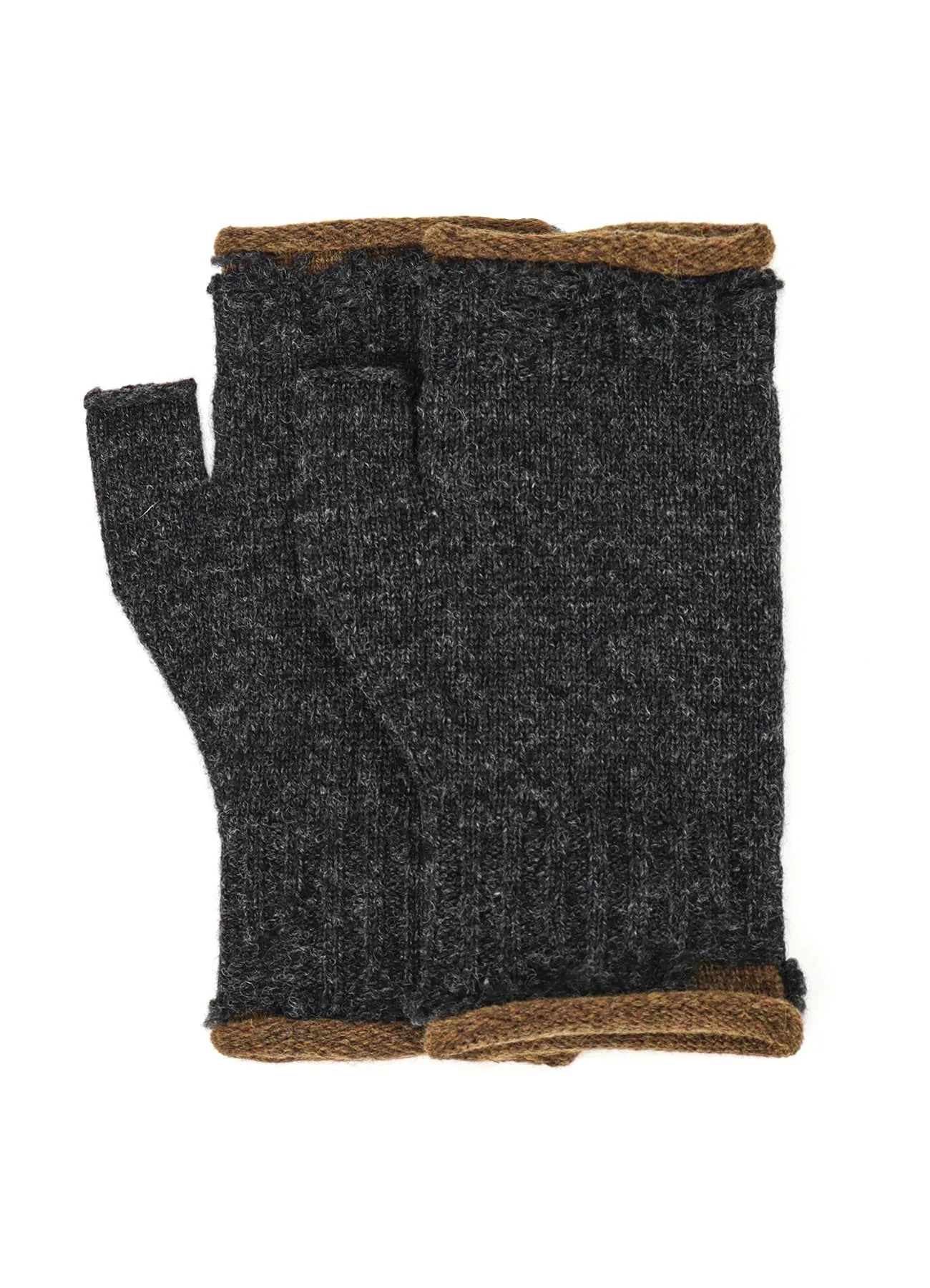 MILANO LAMB DAMAGED FINGERLESS GLOVES sold by Yohji Yamamoto product image thumbnail 2