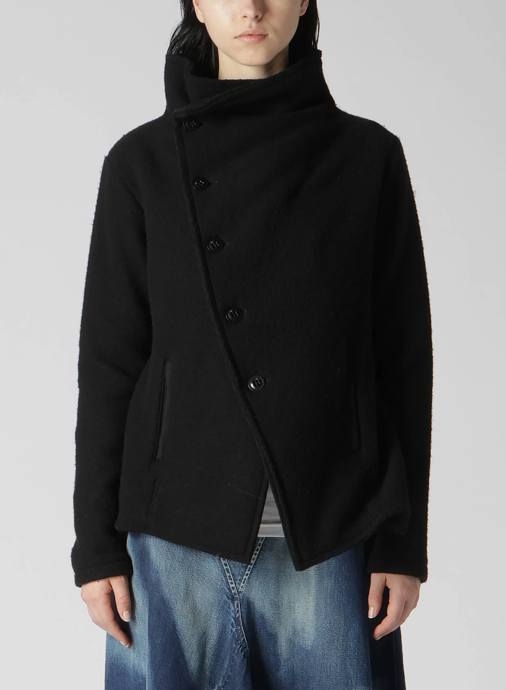 DOUBLE FRENCHTERRY FIVE BUTTON T sold by Yohji Yamamoto product image thumbnail 4