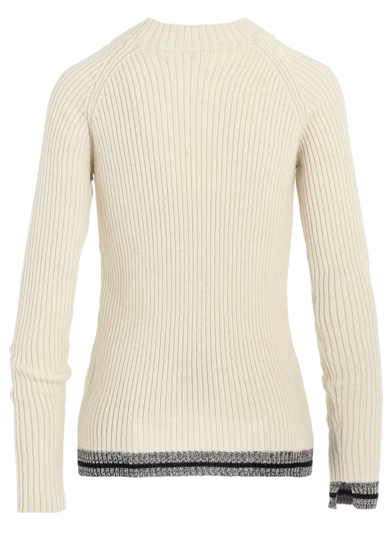 RIB MINI HIGH NECK RAGLAN PULLOVER sold by Yohji Yamamoto product image thumbnail 4