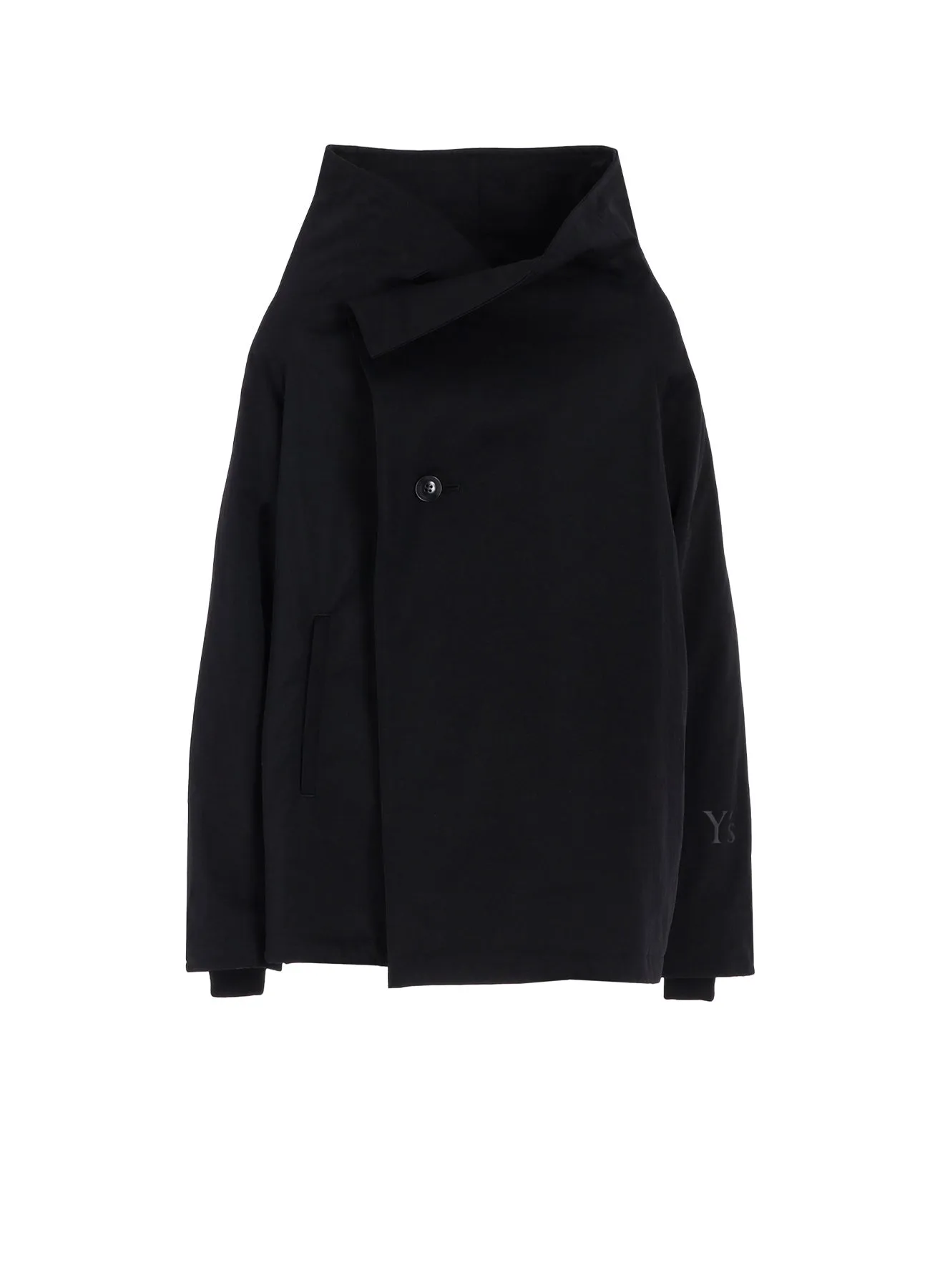 NY/ CHINO CLOTH WRAP COAT sold by Yohji Yamamoto