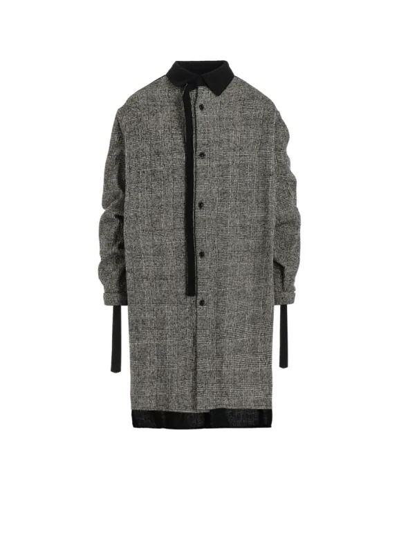 COLLAR/SLEEVE LONG BLOUSE WITH TAB sold by Yohji Yamamoto