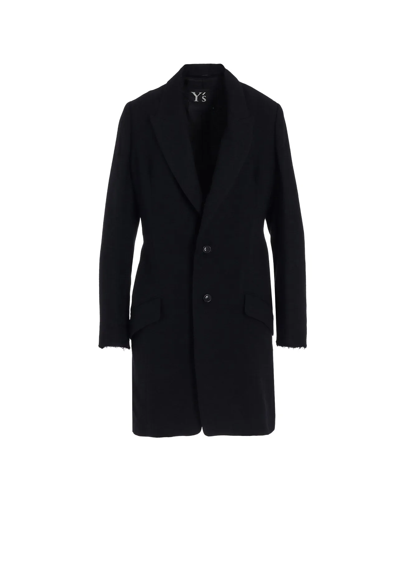 WOOL VIYELLA DOUBLE SLIT JACKET sold by Yohji Yamamoto
