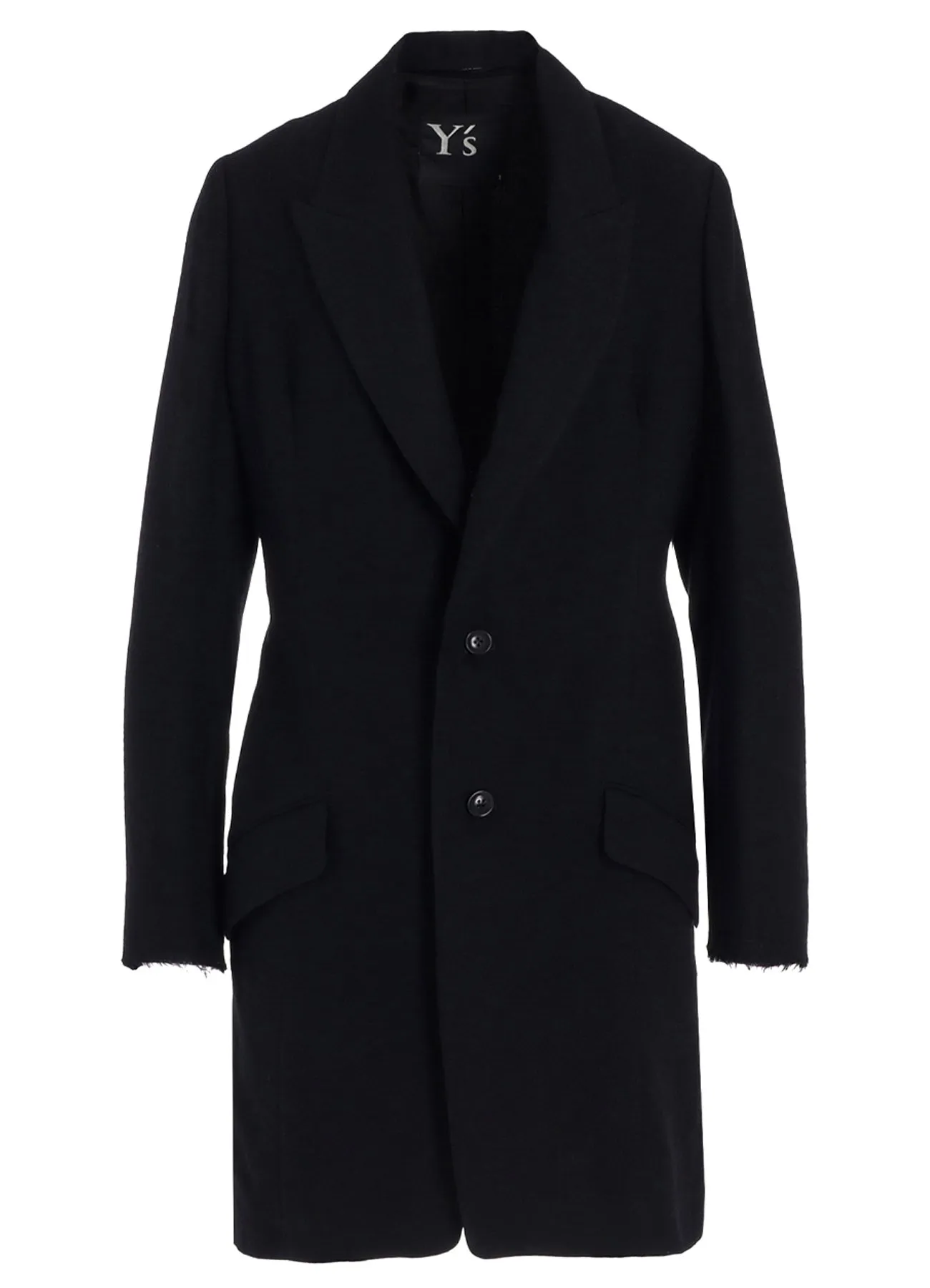 WOOL VIYELLA DOUBLE SLIT JACKET sold by Yohji Yamamoto product image thumbnail 2