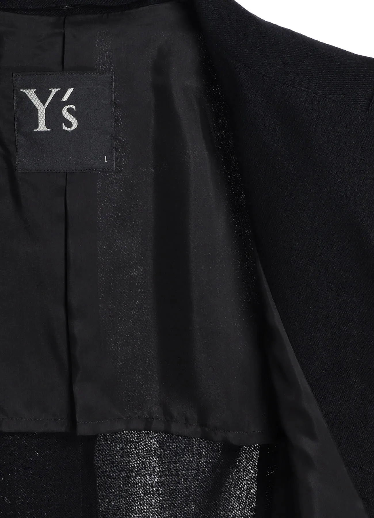 WOOL VIYELLA DOUBLE SLIT JACKET sold by Yohji Yamamoto product image thumbnail 4