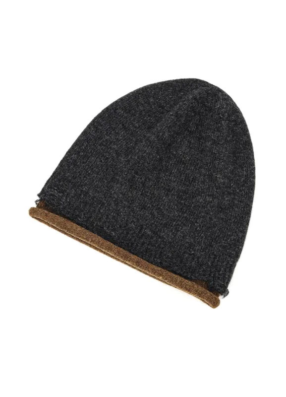 MILANO LAMB DAMAGED BEANIE sold by Yohji Yamamoto