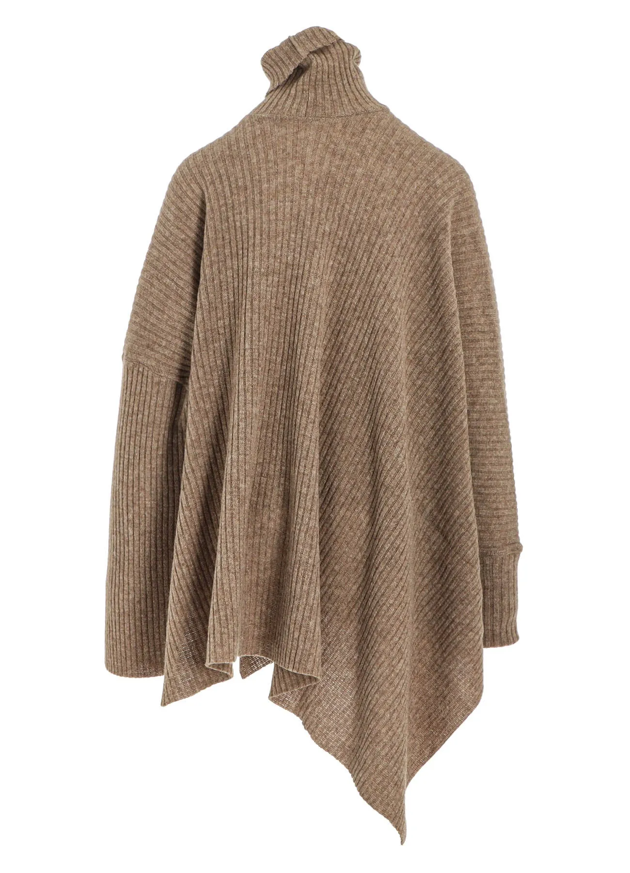 RIBBED UNBALANCED PONCHO sold by Yohji Yamamoto product image thumbnail 4