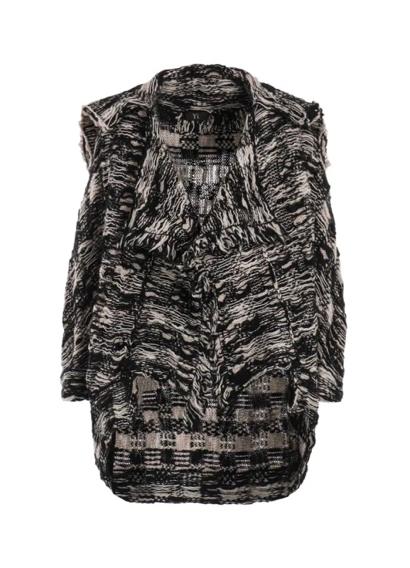 PLAID JACQUARD DOUBLE POCKET CARDIGAN sold by Yohji Yamamoto