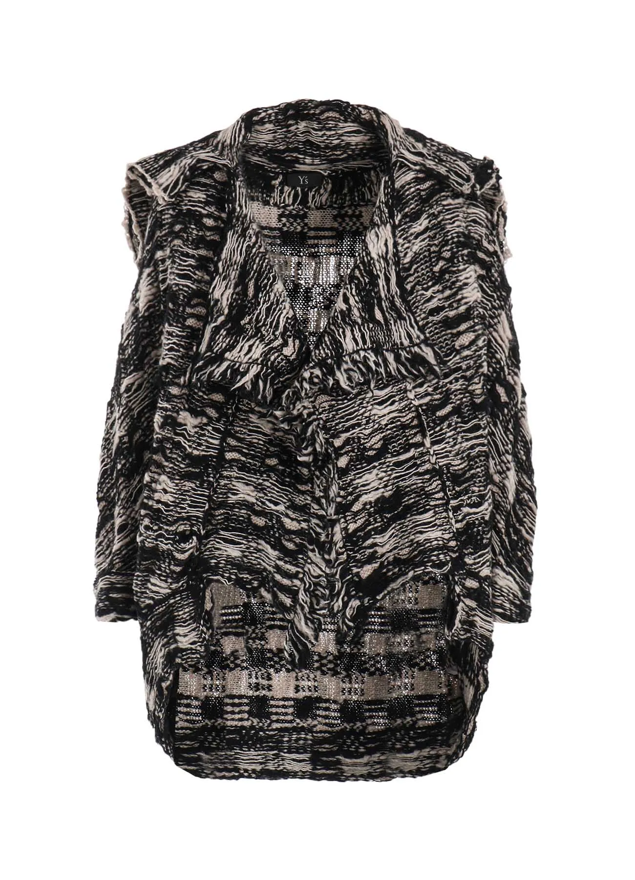 PLAID JACQUARD DOUBLE POCKET CARDIGAN sold by Yohji Yamamoto