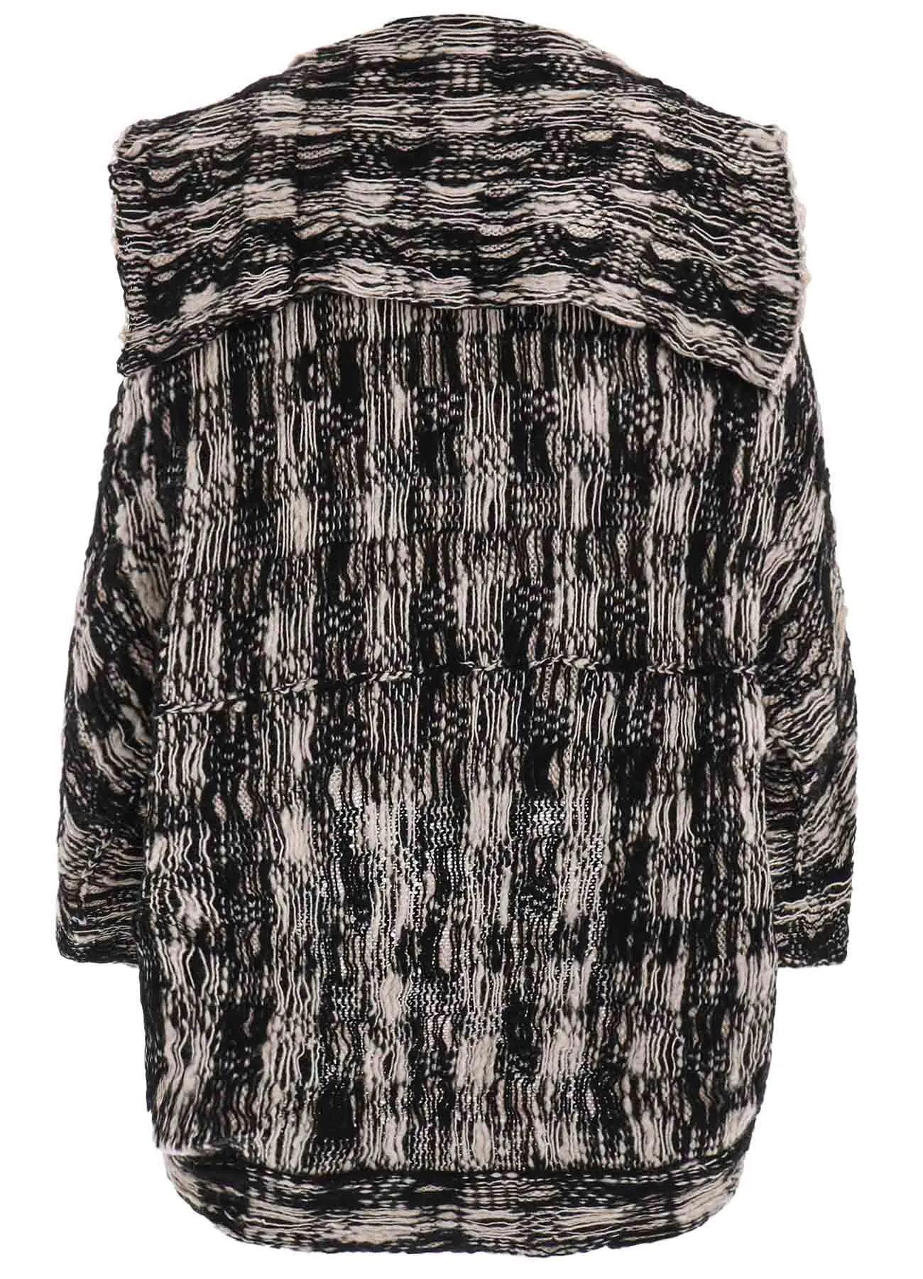 PLAID JACQUARD DOUBLE POCKET CARDIGAN sold by Yohji Yamamoto product image thumbnail 3