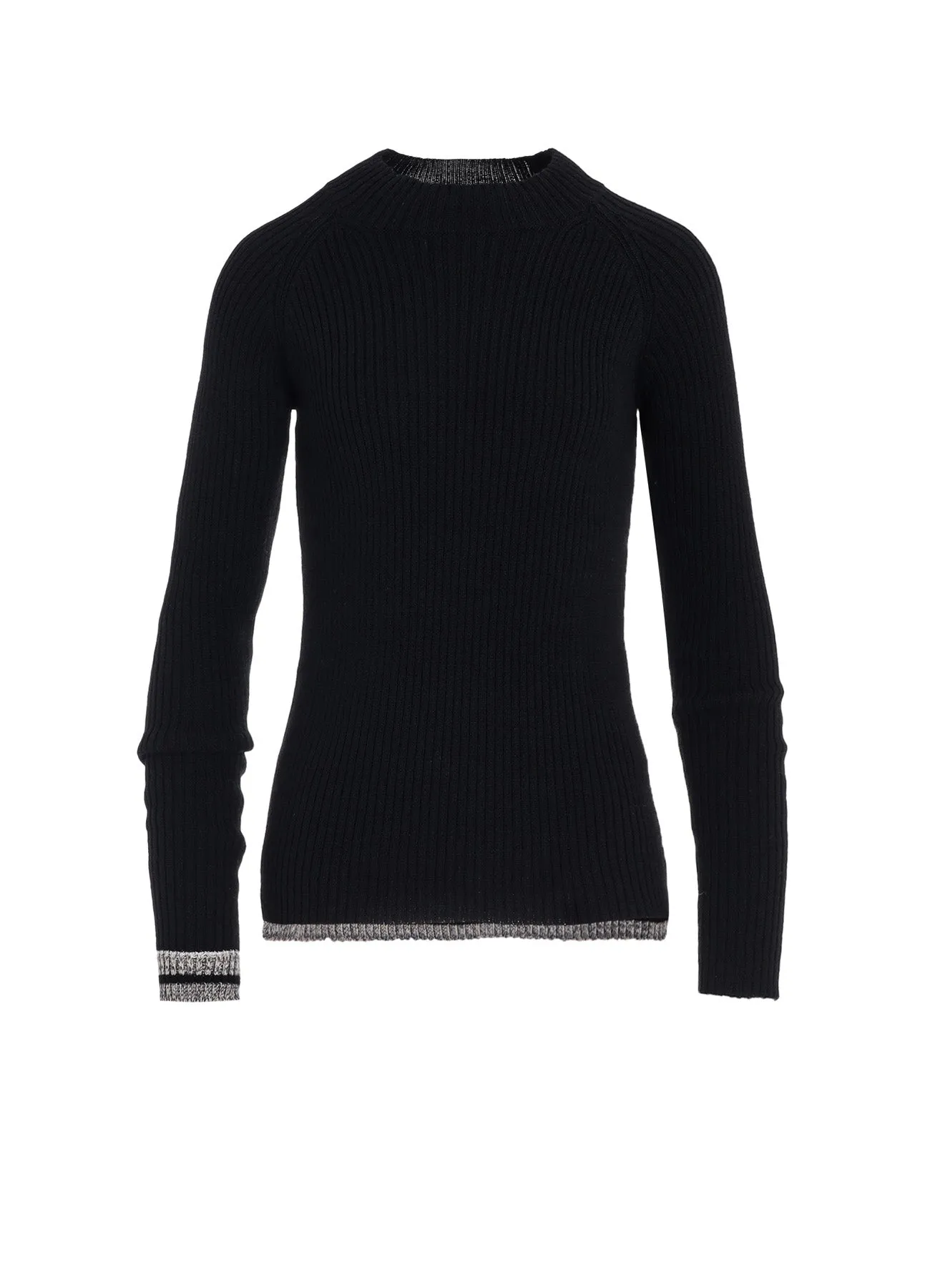 RIB MINI HIGH NECK RAGLAN PULLOVER sold by Yohji Yamamoto