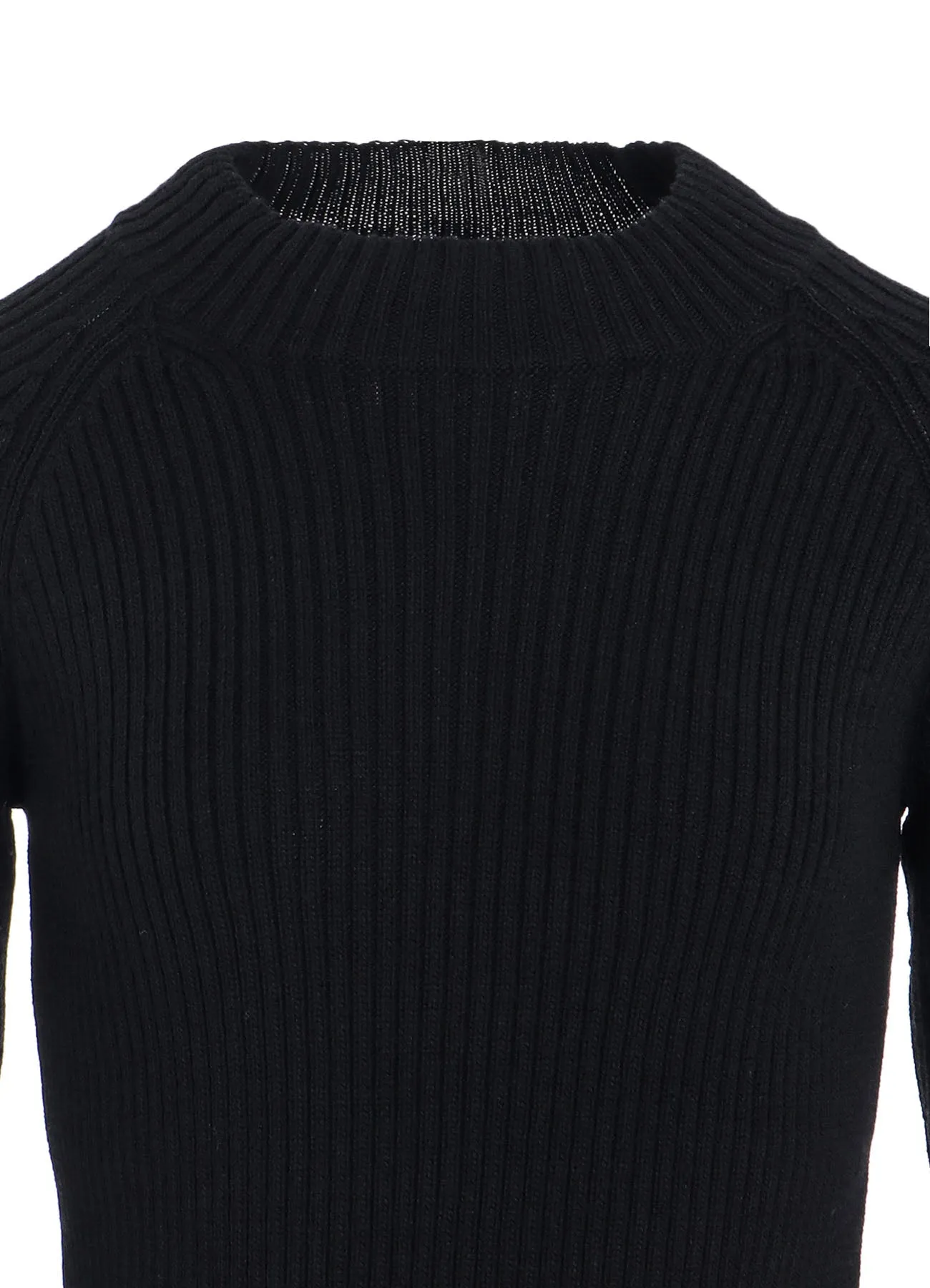 RIB MINI HIGH NECK RAGLAN PULLOVER sold by Yohji Yamamoto product image thumbnail 5