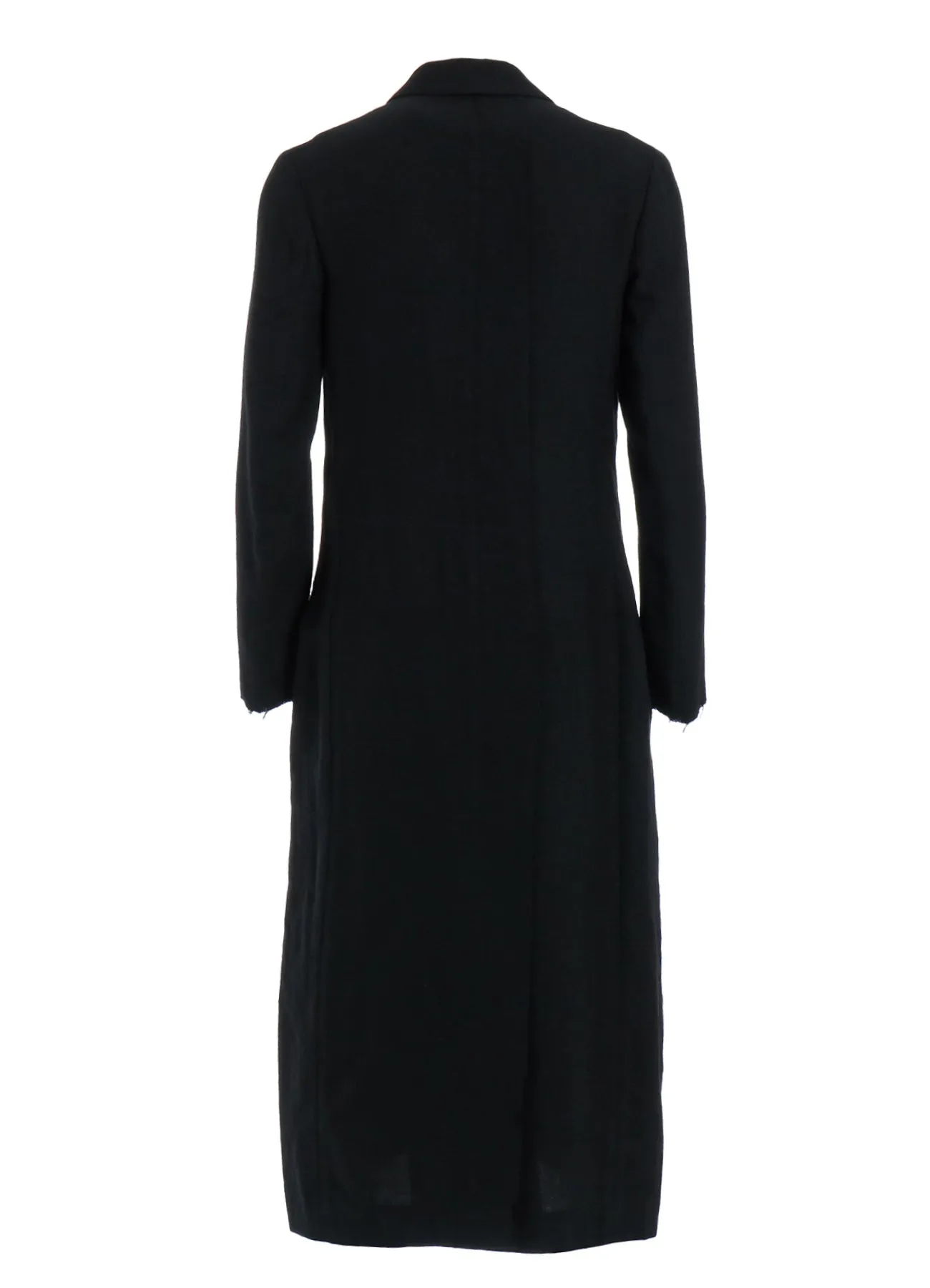 WOOL VIYELLA W FRONT LONG COAT sold by Yohji Yamamoto product image thumbnail 3