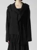 STRETCH FLANNEL HOODIE JACKET sold by Yohji Yamamoto