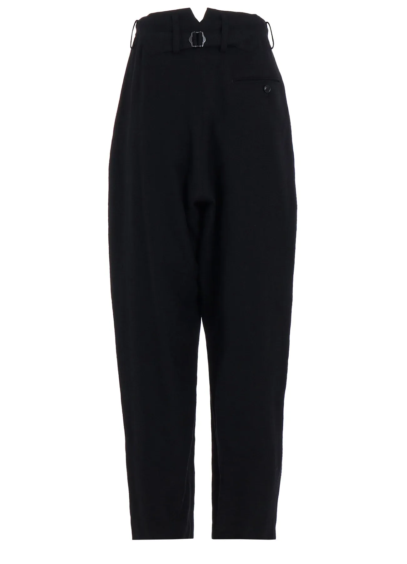 WOOL VIYELLA DOUBLE TUCK WIDE PANTS sold by Yohji Yamamoto product image thumbnail 3