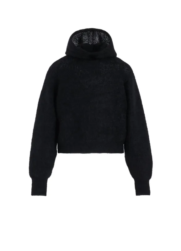 MOHAIR HOODIE PULLOVER sold by Yohji Yamamoto