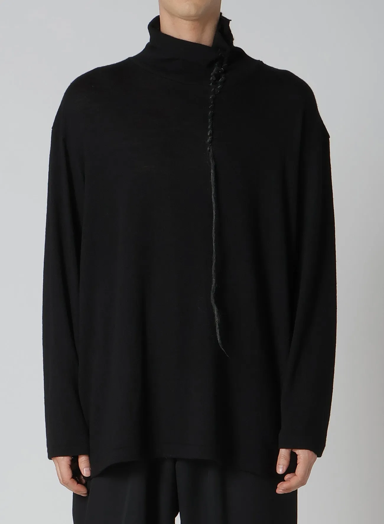 AIRY SPUN EMBRIODERY TURTLE LONG SLEEVE sold by Yohji Yamamoto product image thumbnail 3