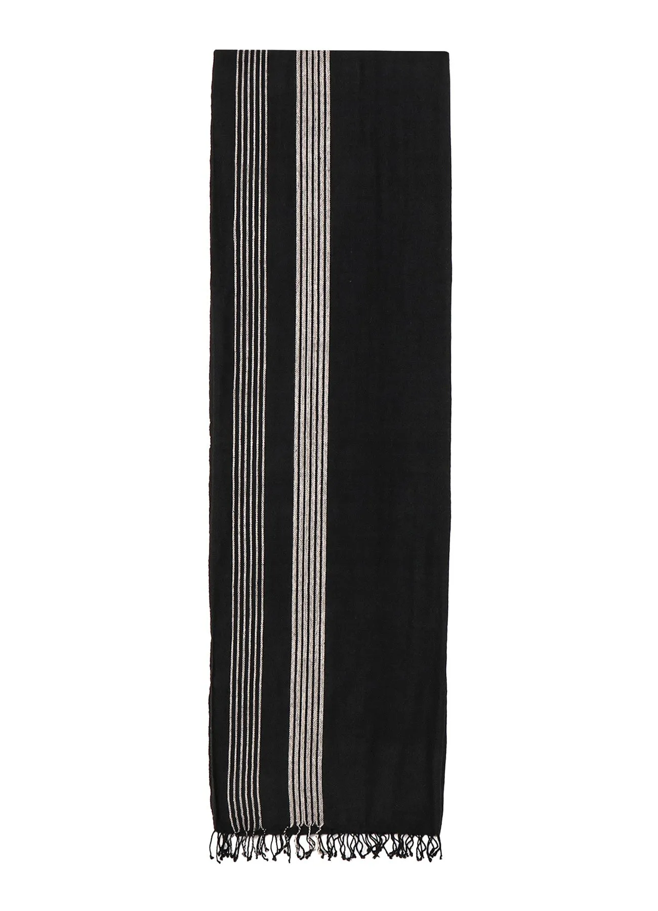 CASHMERE D JQ STRIPE SCARF sold by Yohji Yamamoto product image thumbnail 4
