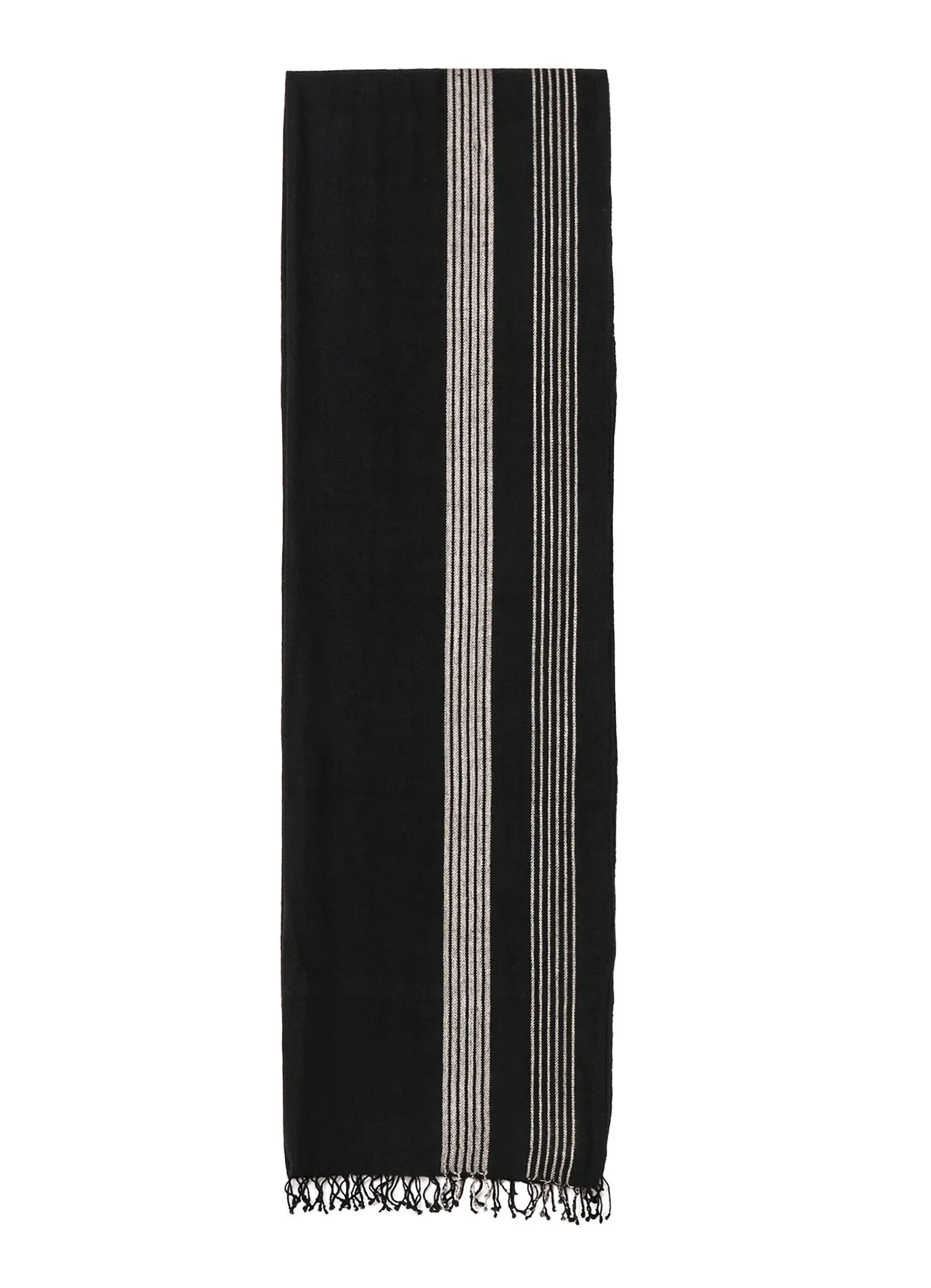 CASHMERE D JQ STRIPE SCARF sold by Yohji Yamamoto product image thumbnail 3