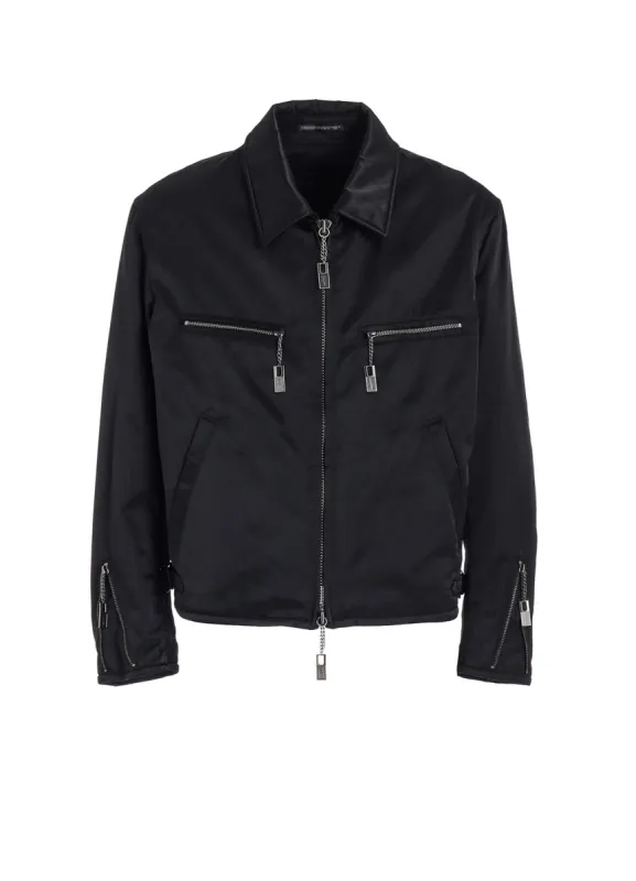 VINTAGE NYLON TWILL SINGLE BLOUSON sold by Yohji Yamamoto