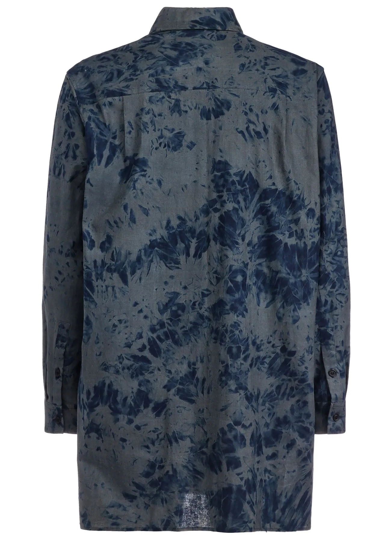 C/F ING INK PLACKET TAB TRIPLE COLLAR BLOUSE sold by Yohji Yamamoto product image thumbnail 4