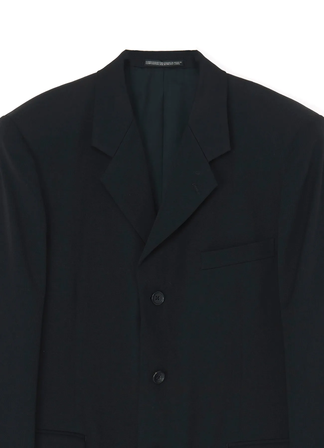 SUIT GABARDINE J-CDH 3BS JACKET sold by Yohji Yamamoto product image thumbnail 4