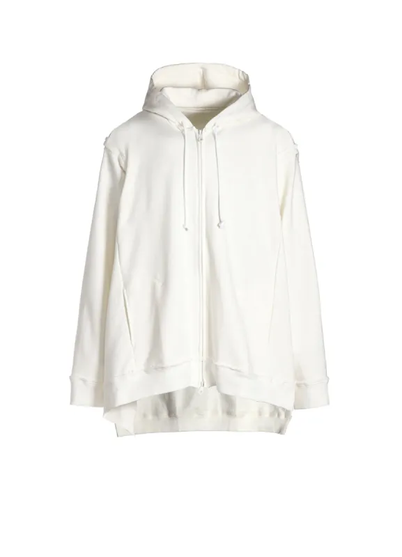 ULTIMA FLEECE TRUNCATED HOODIE sold by Yohji Yamamoto