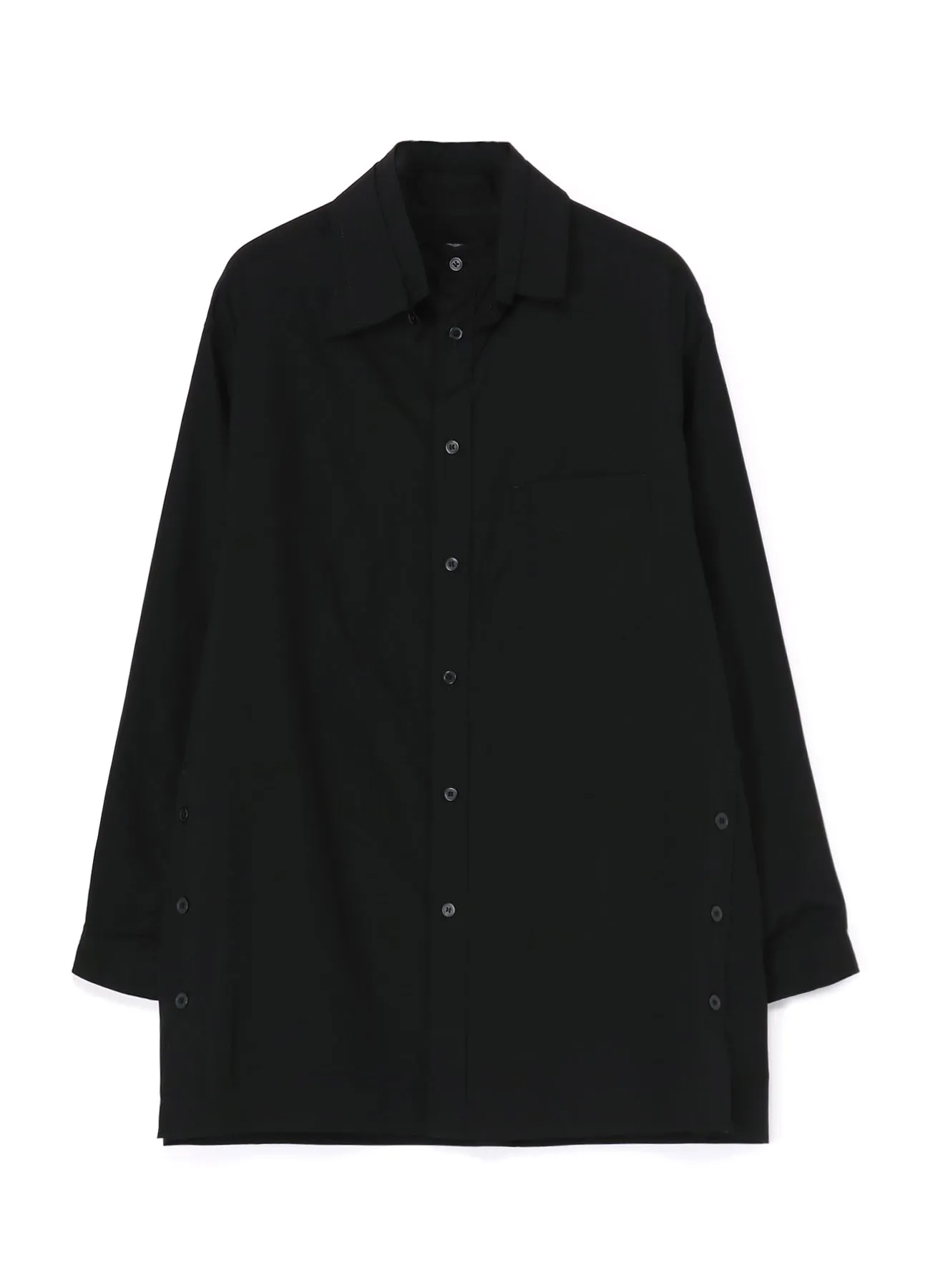 CHAIN STITCH BROARD A-CHAIN STITCH 3-LAYER COLLAR BLOUSE sold by Yohji Yamamoto product image thumbnail 2
