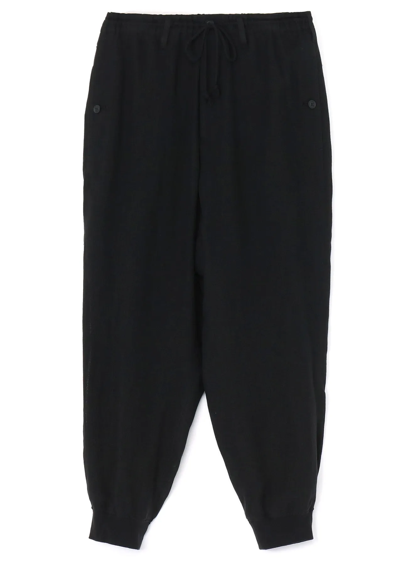 L VEIL LAWN R-RIBBED HEM PANTS sold by Yohji Yamamoto product image thumbnail 3