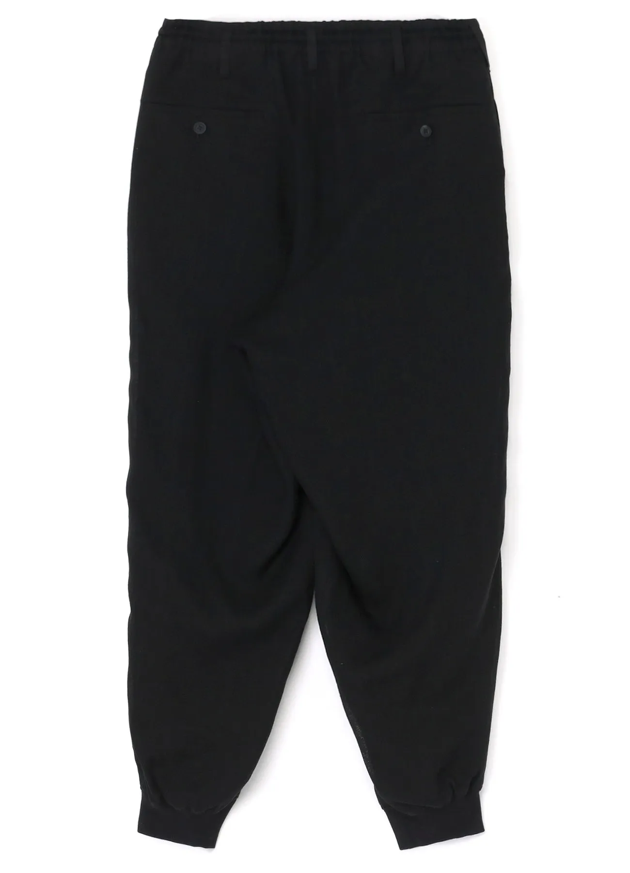 L VEIL LAWN R-RIBBED HEM PANTS sold by Yohji Yamamoto product image thumbnail 4