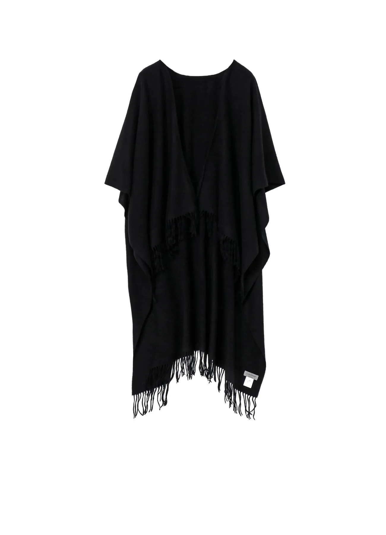 WOOL PLAIN SHRINK U CUT PONCHO sold by Yohji Yamamoto
