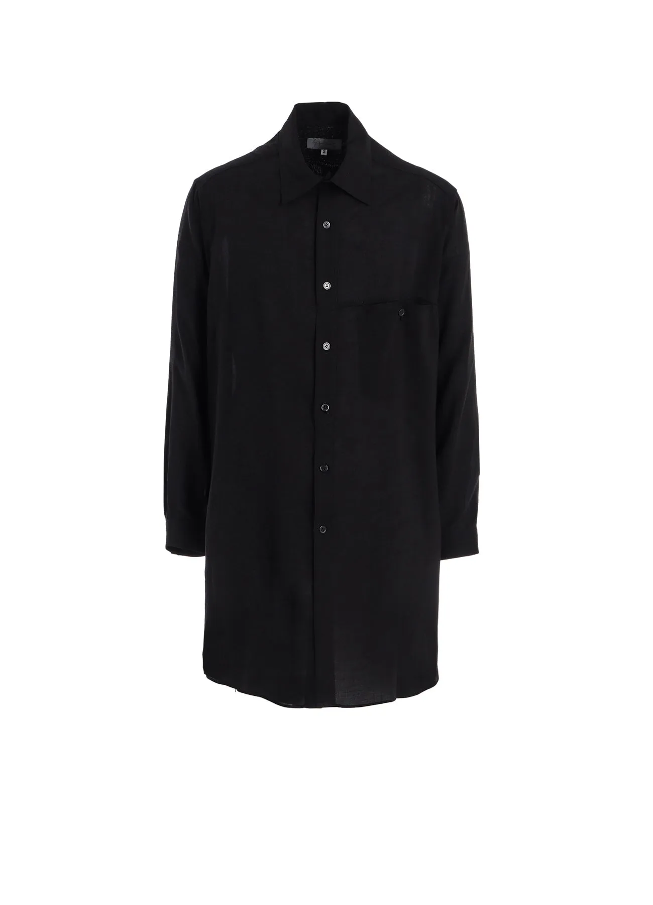 CELLULOSE LOAN ROUND HEM BIG BLOUSE sold by Yohji Yamamoto