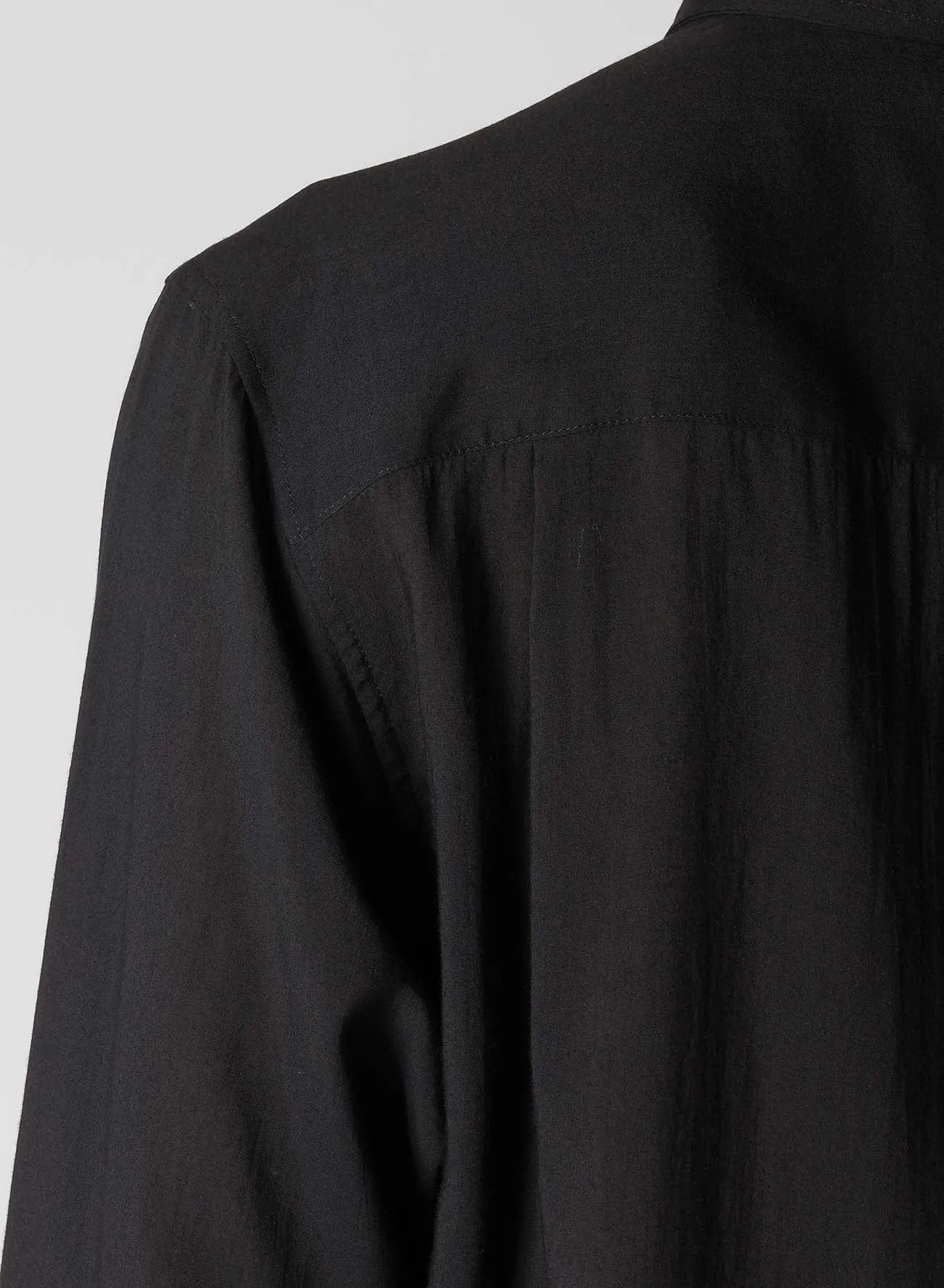 CELLULOSE LOAN PLACKET TAB TRIPLE COLLAR BLOUSE sold by Yohji Yamamoto product image thumbnail 5