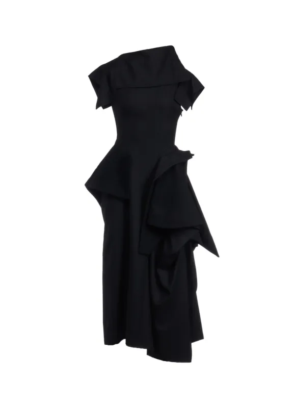 ASYMMETRY SLEEVELESS DRESS sold by Yohji Yamamoto