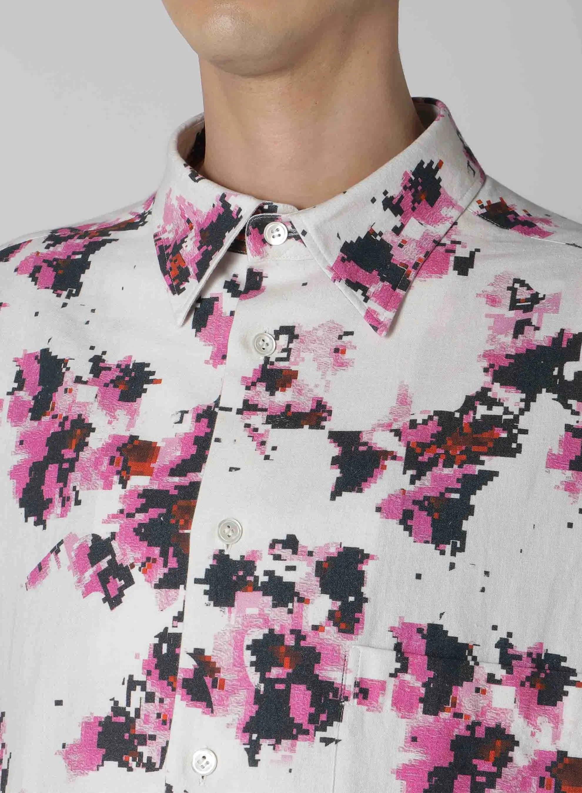 KHADI FLOWER PT BIG BLOUSE sold by Yohji Yamamoto product image thumbnail 3