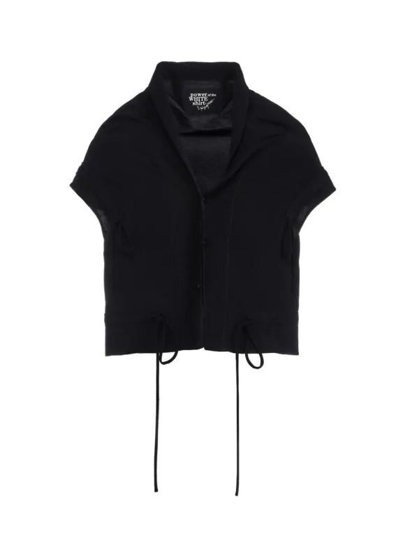 TA/PE CREPE DE CHINE OFF SHOULDER BLOUSE sold by Yohji Yamamoto