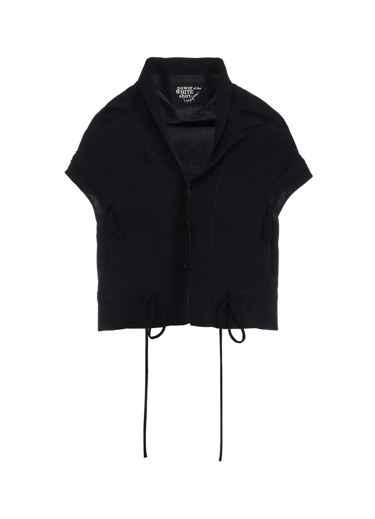 TA/PE CREPE DE CHINE OFF SHOULDER BLOUSE sold by Yohji Yamamoto