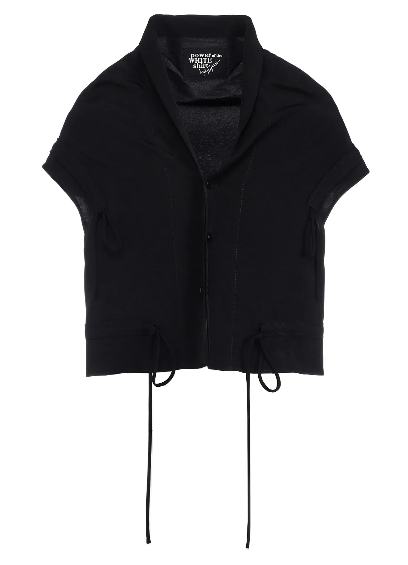 TA/PE CREPE DE CHINE OFF SHOULDER BLOUSE sold by Yohji Yamamoto product image thumbnail 2