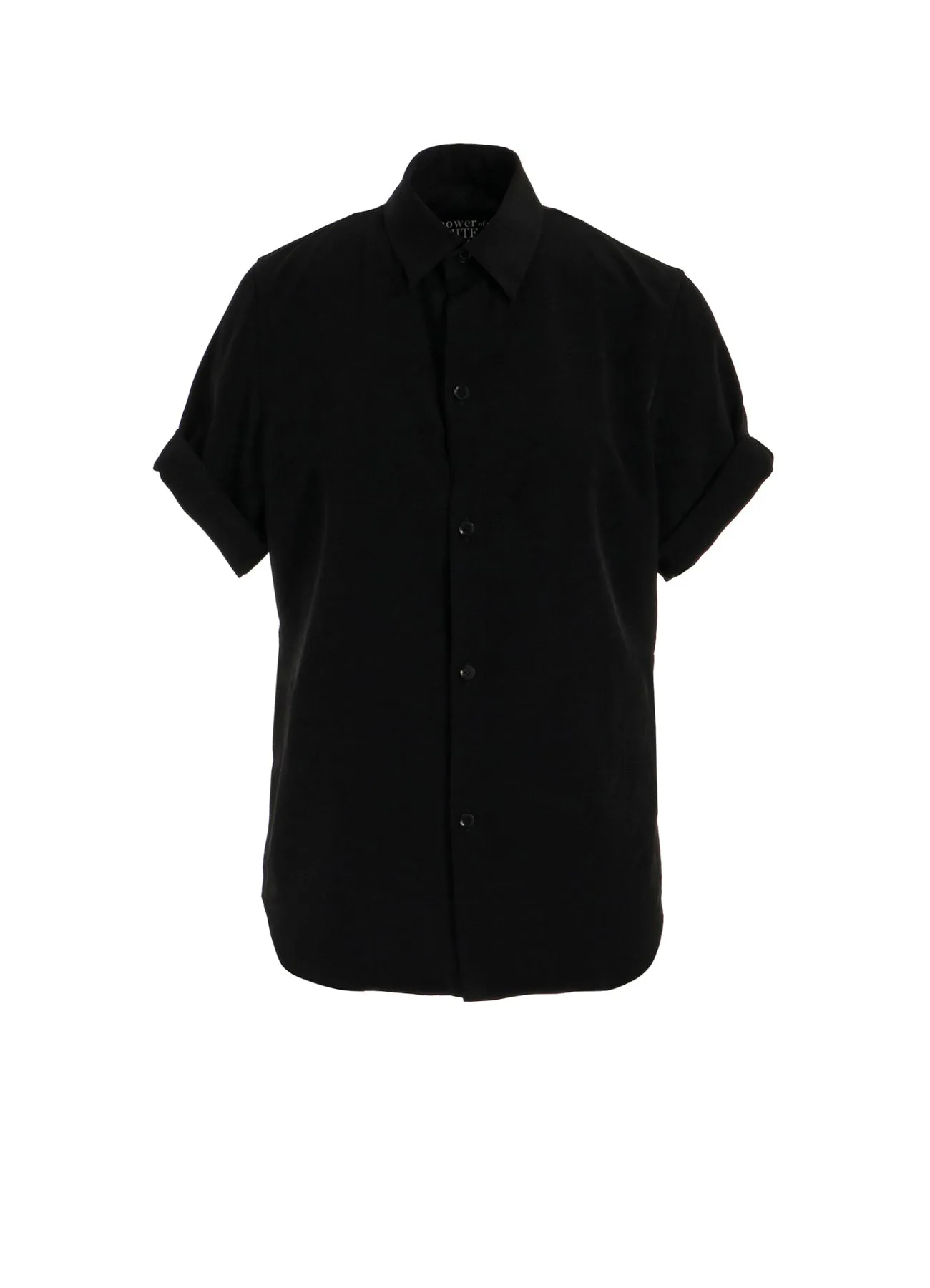 TA/PE CREPE DE CHINE SHORT SLV BLOUSE sold by Yohji Yamamoto