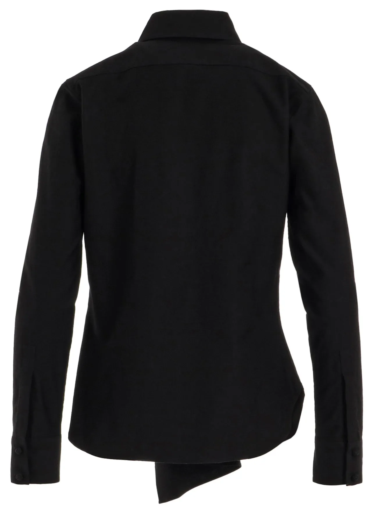 COTTON TWILL DRAPE BLOUSE sold by Yohji Yamamoto product image thumbnail 4