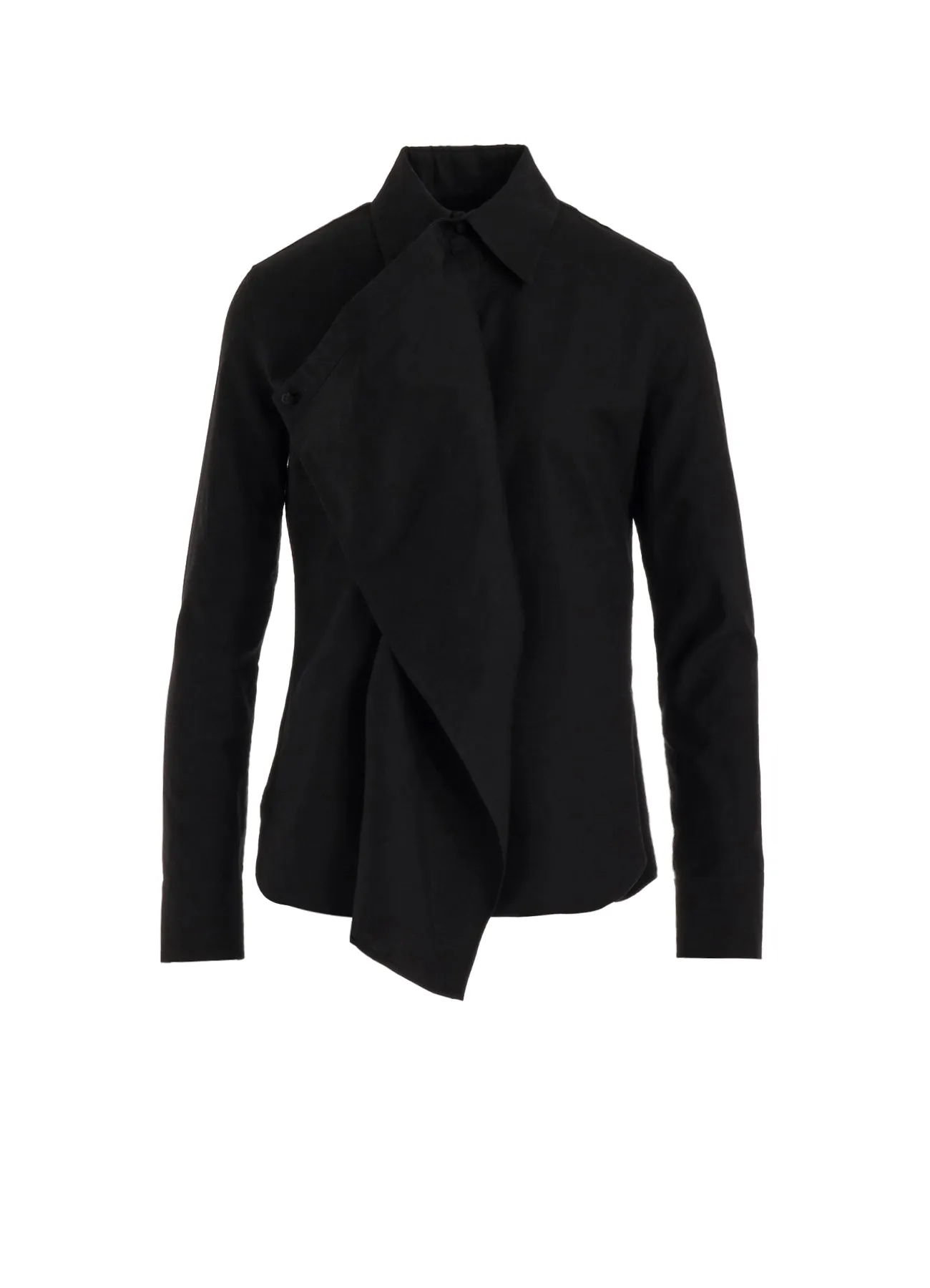 COTTON TWILL DRAPE BLOUSE sold by Yohji Yamamoto
