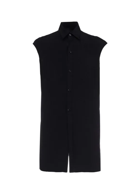 TA/PE CREPE DE CHINE SHORT SLV FRENCH BLOUSE sold by Yohji Yamamoto