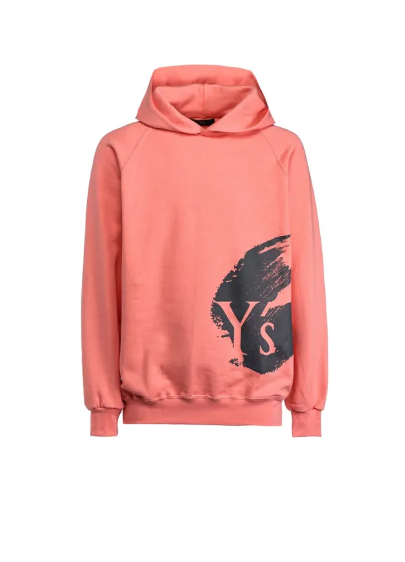Y'S LOGO/BLUSH PRINT HOODIE sold by Yohji Yamamoto