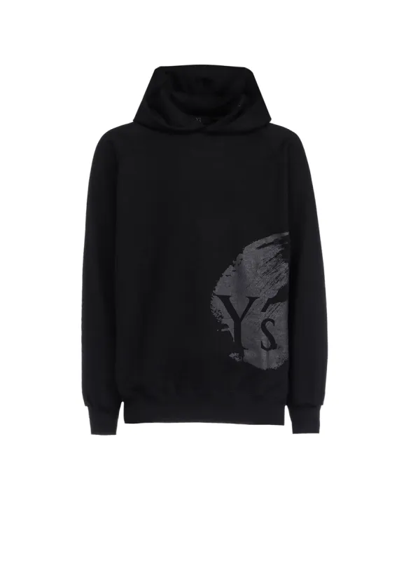 Y'S LOGO/BLUSH PRINT HOODIE sold by Yohji Yamamoto
